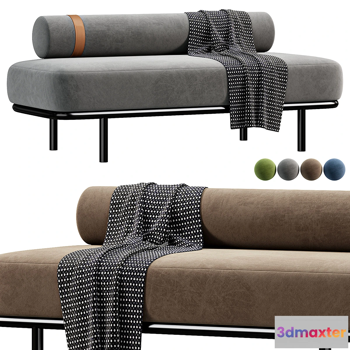 1468096 - Etta Ottoman By Indesignlive 3D Max
