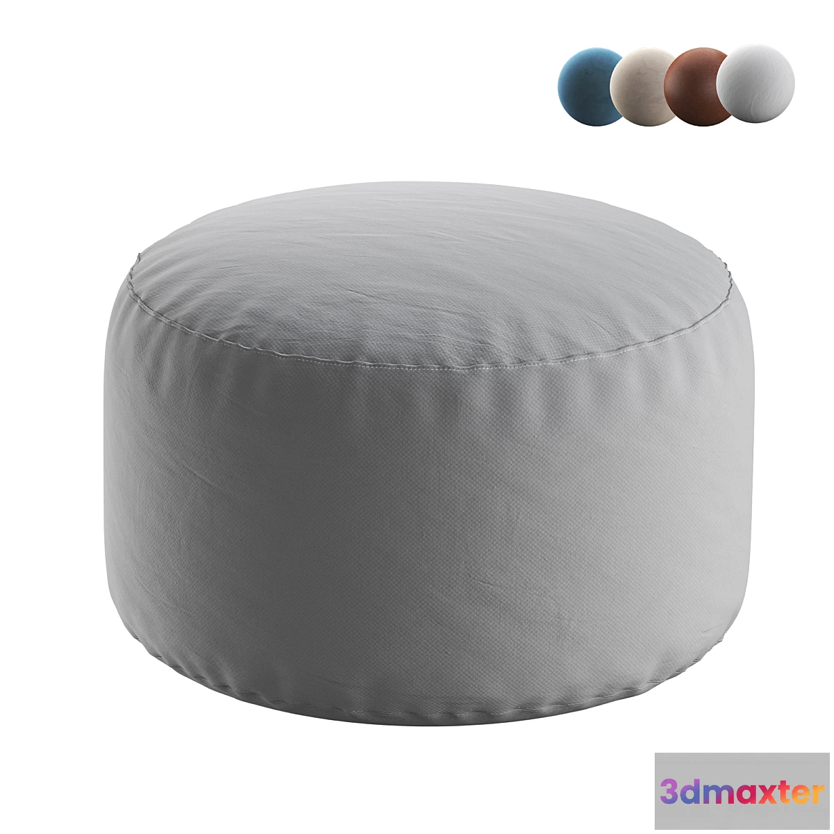 1469102 - POLLON Round Pouf 3D Max