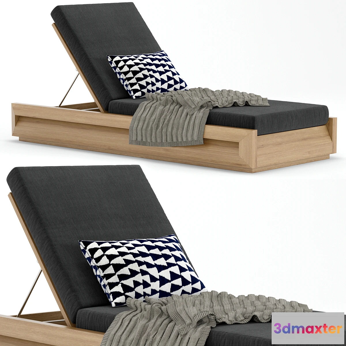 1475546 - RH Outdoor Paloma chaise 3D Max