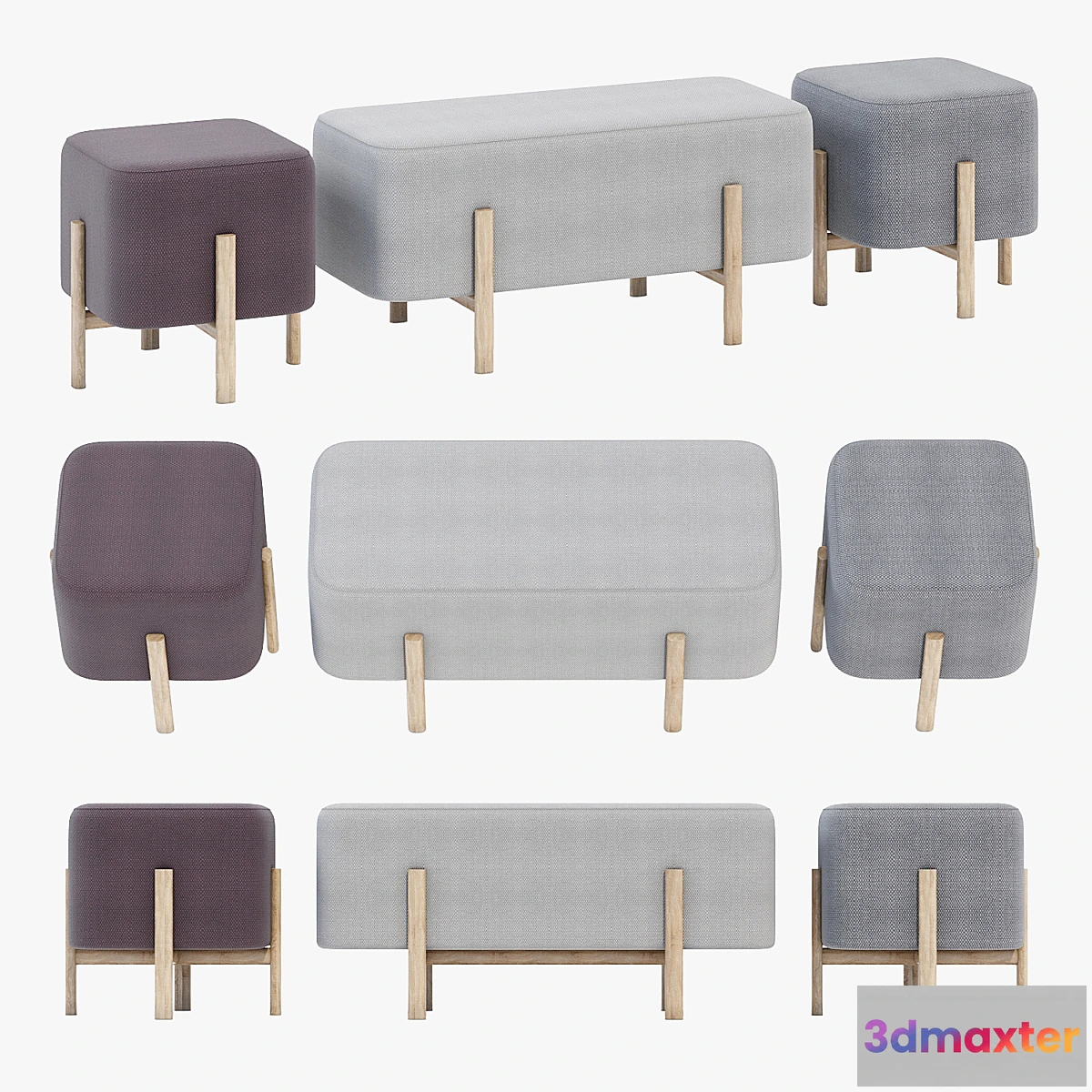 1476420 - Ashi pufs 3D Max