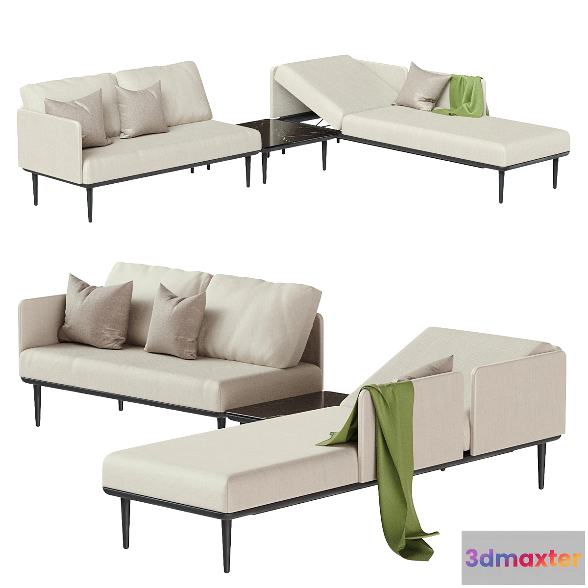 1477168 - Styletto lounge set 3 3D Max