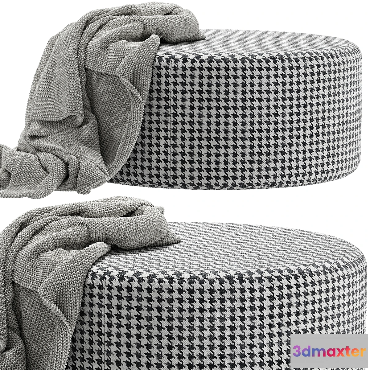 1477216 - Designer pouffe LaLume 3D Max