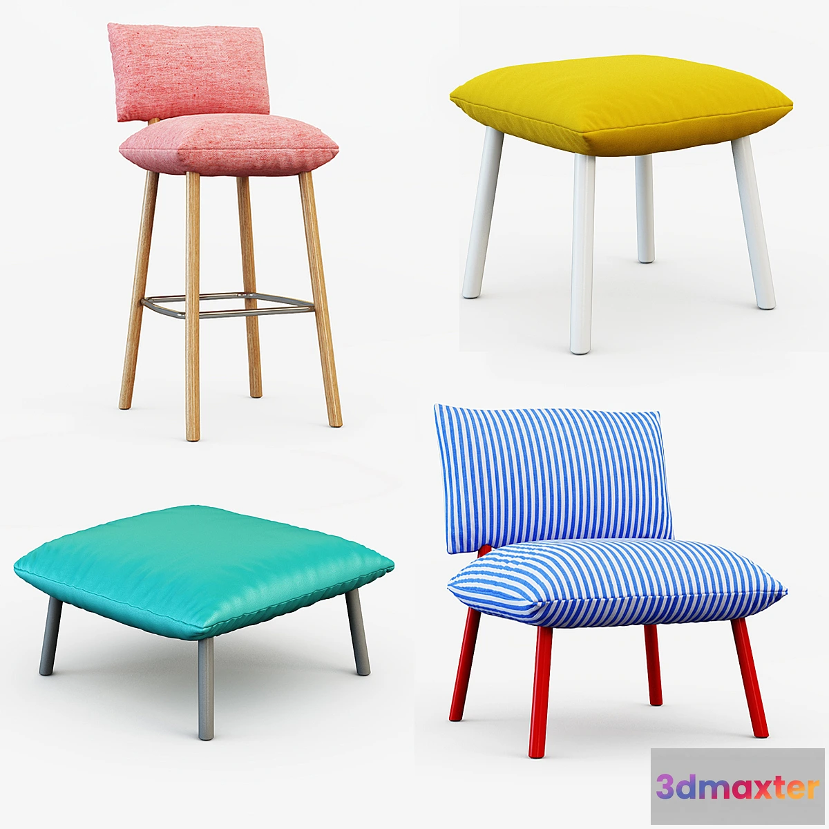 1478762 - Four models Accademia factory 3D Max