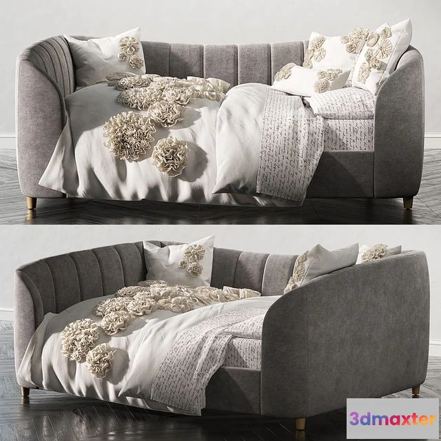 1540971 - RH_VALENTINA VELVET FULL DAYBED 3D Max