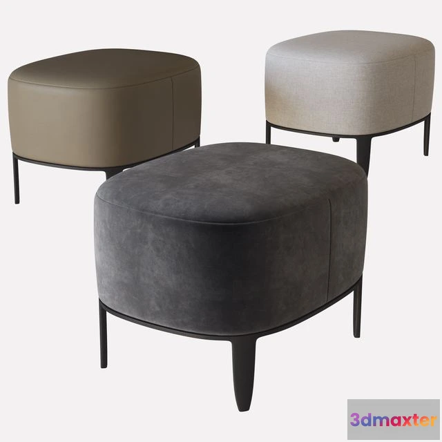 1542009 - Gentleman pouf poliform 3D Max