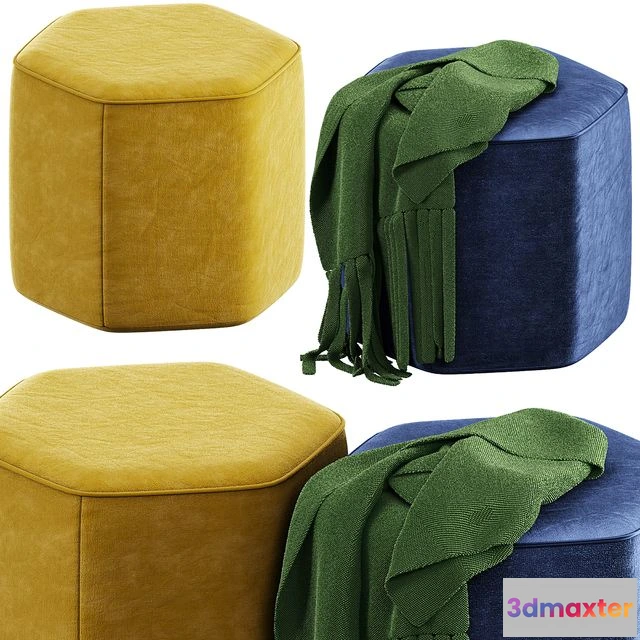 1543207 - pouffe GEDA 3D Max