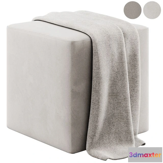 1544717 - Square pouffe by Irocodesign 3D Max