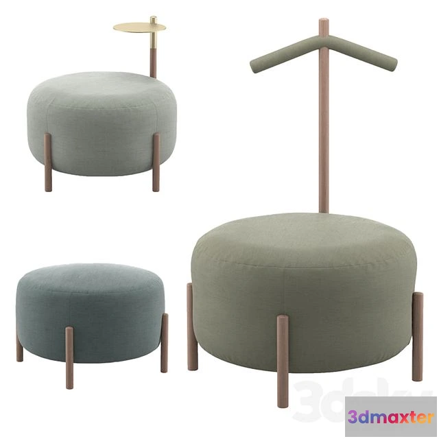 1547263 - FLAG Pouffe By Bolzan Letti 3D Max