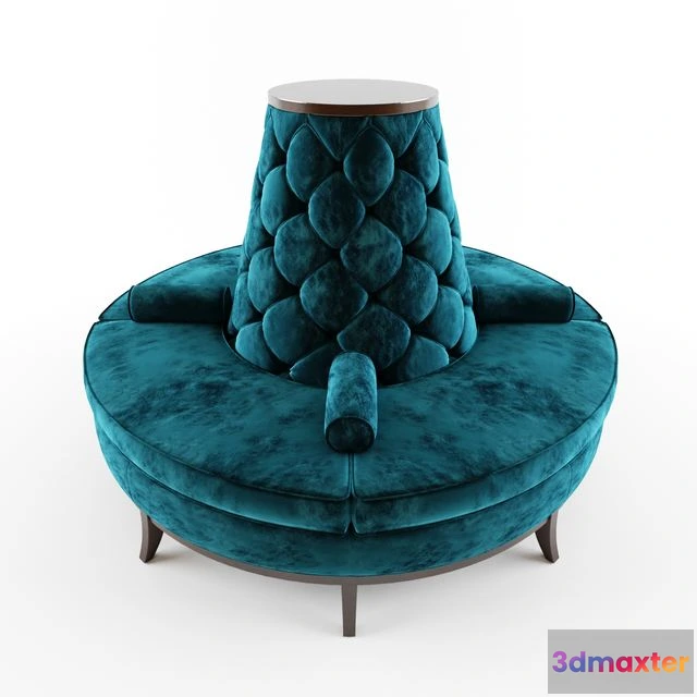 1549879 - Circle Banquette Settee Lobby sofa 3D Max
