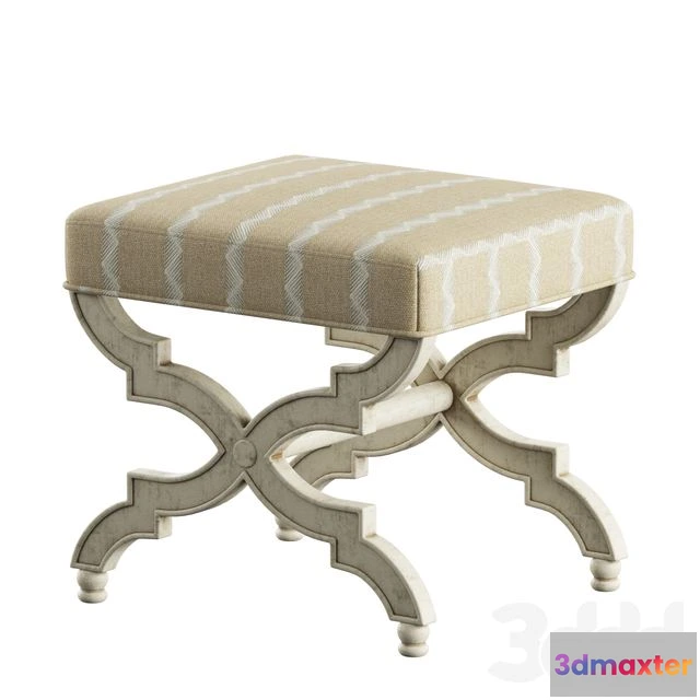 1551515 - Hampton Ottoman Prymont One Kings Lane 3D Max