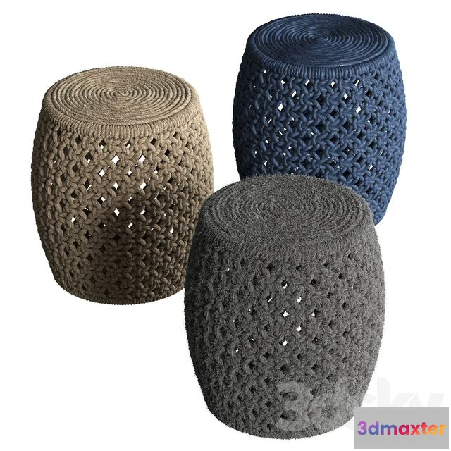 1552299 - Puffs Angela Stool from Madegoods 3D Max