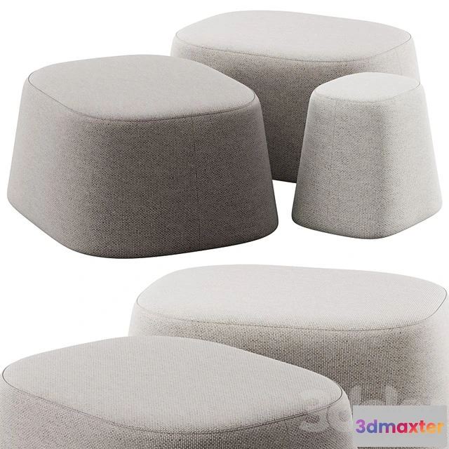 1554495 - Poufs Float by Tacchini 3D Max