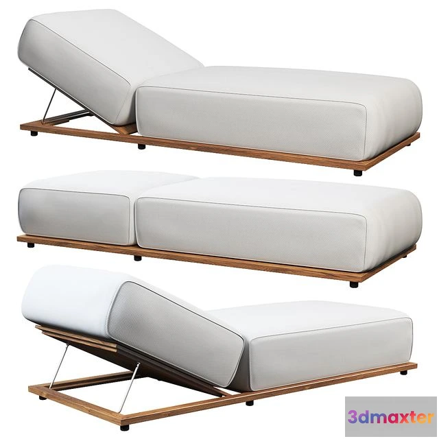 1555569 - Open Air Lounge Bed 3D Max