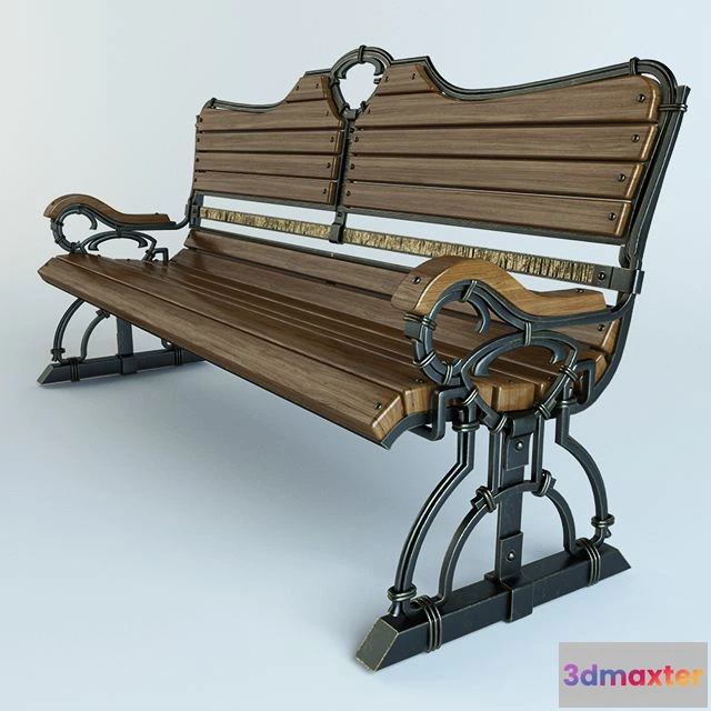 1558361 - Forged bench 3D Max