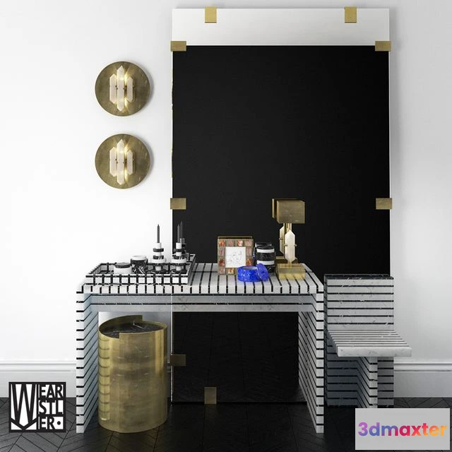 1558403 - Kelly Wearstler Set 3D Max