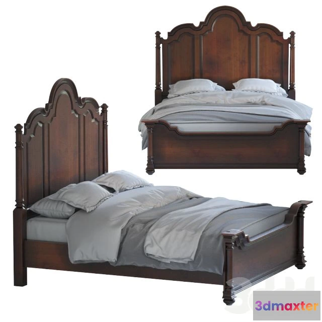 1563928 - bed classic 3D Max