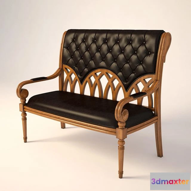 1566326 - Banquette TUDOR 3D Max