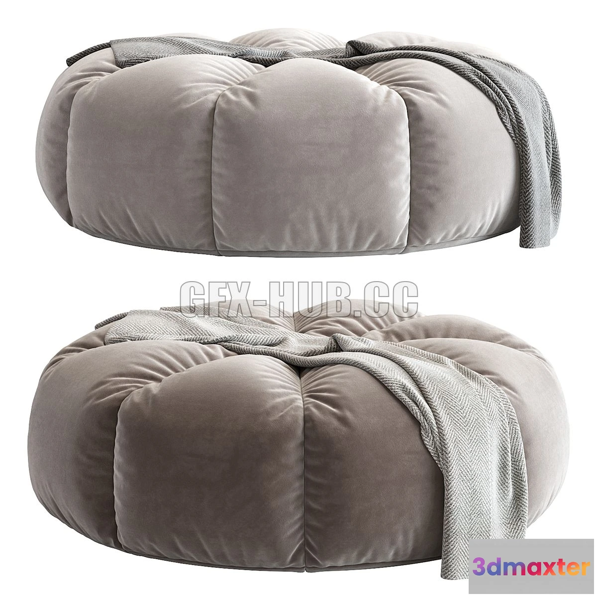 1566848 - Bean Bag Chair N6 3D Max