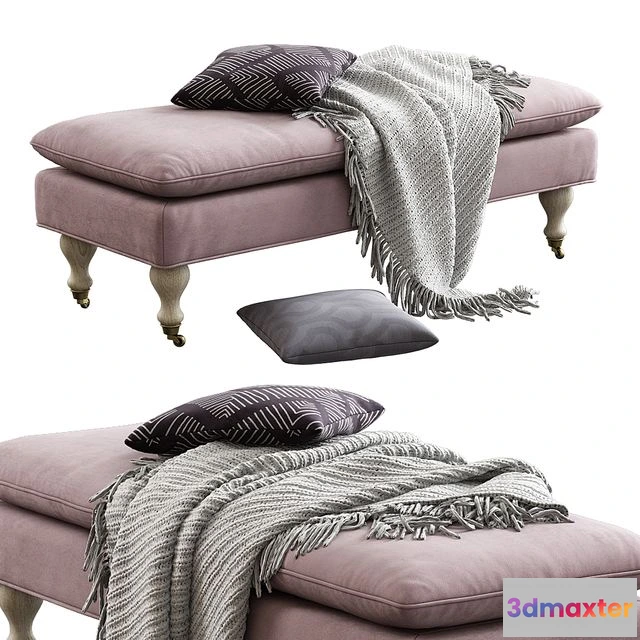 1567788 - Safavieh Hampton Pillowtop Bench 3D Max