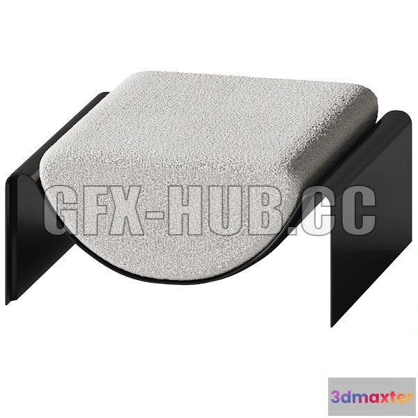 1568136 - ASA PINGREE Eclipse Ottoman 3D Max