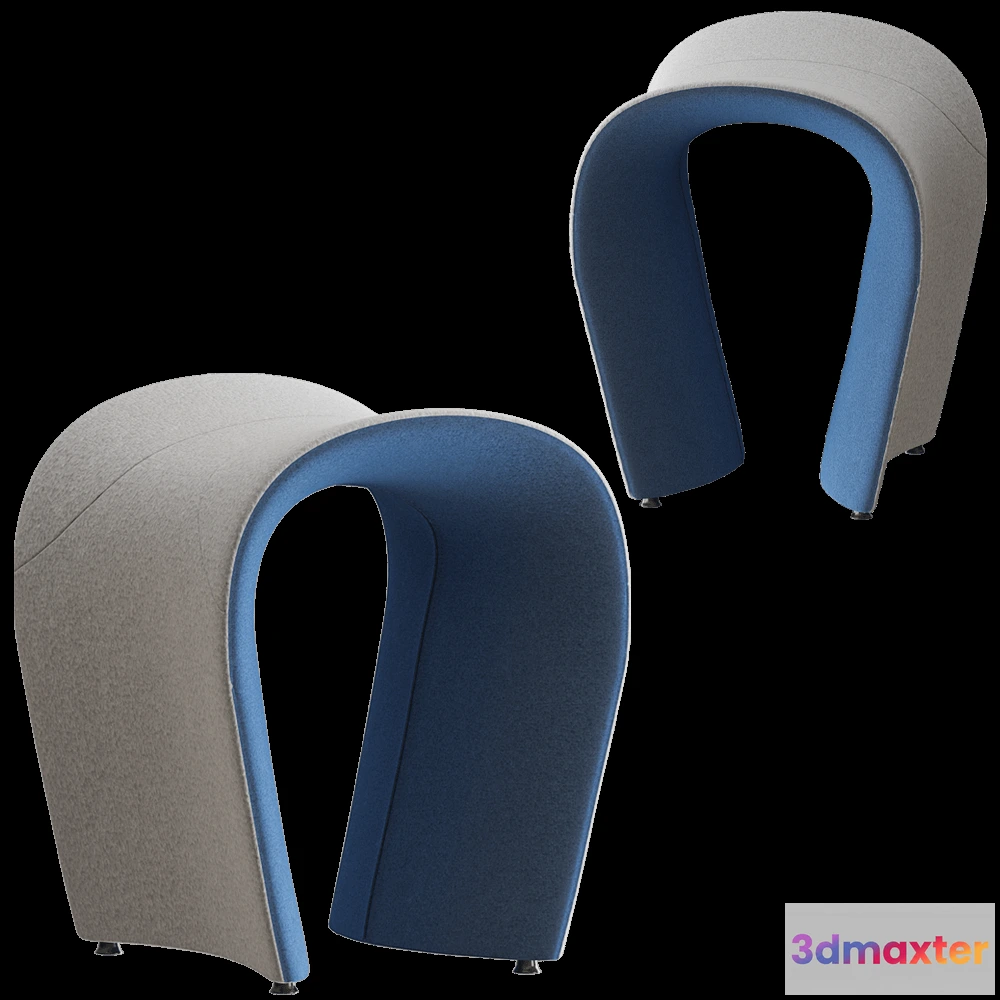 1626068 - B&T Design - Pouf Zenger 3D Max