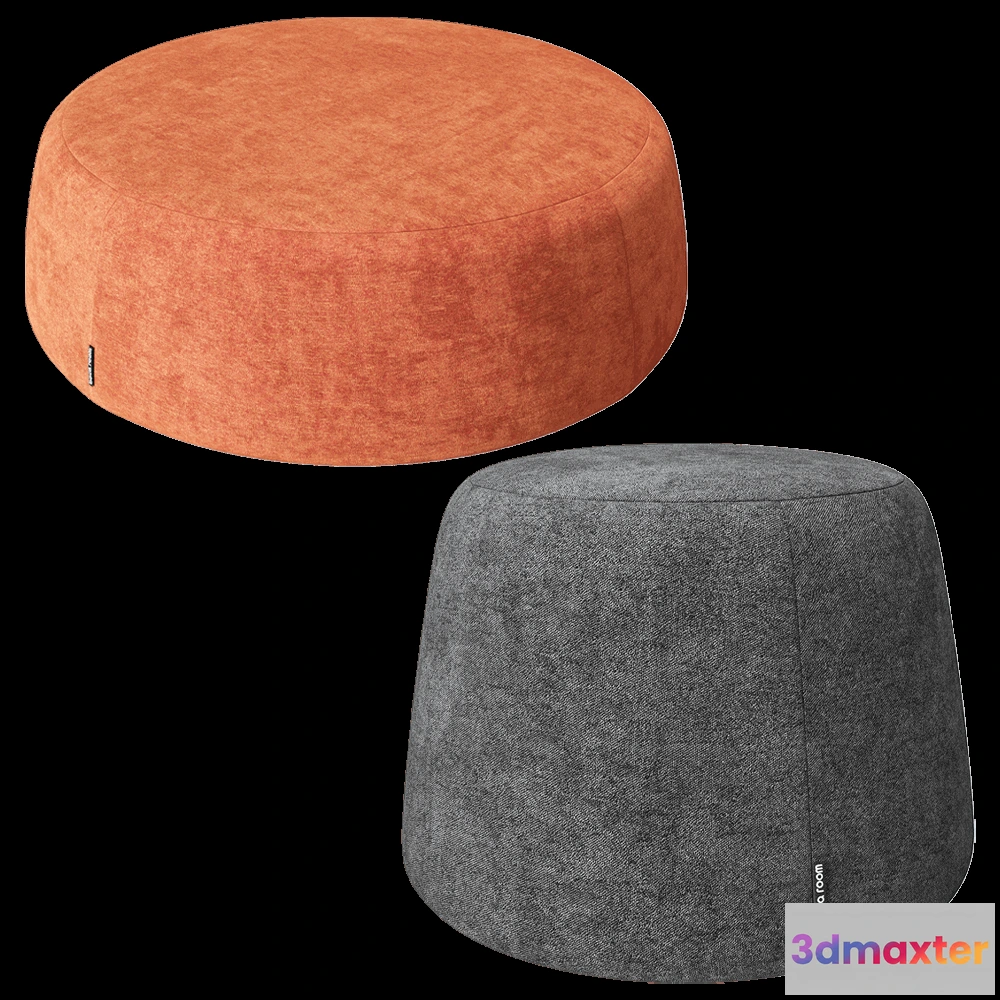 1626108 - Boca Room - Pouf Boca 3D Max