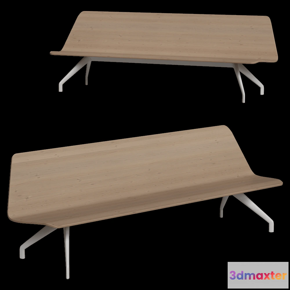 1626134 - Brunner - Bench timber 3D Max