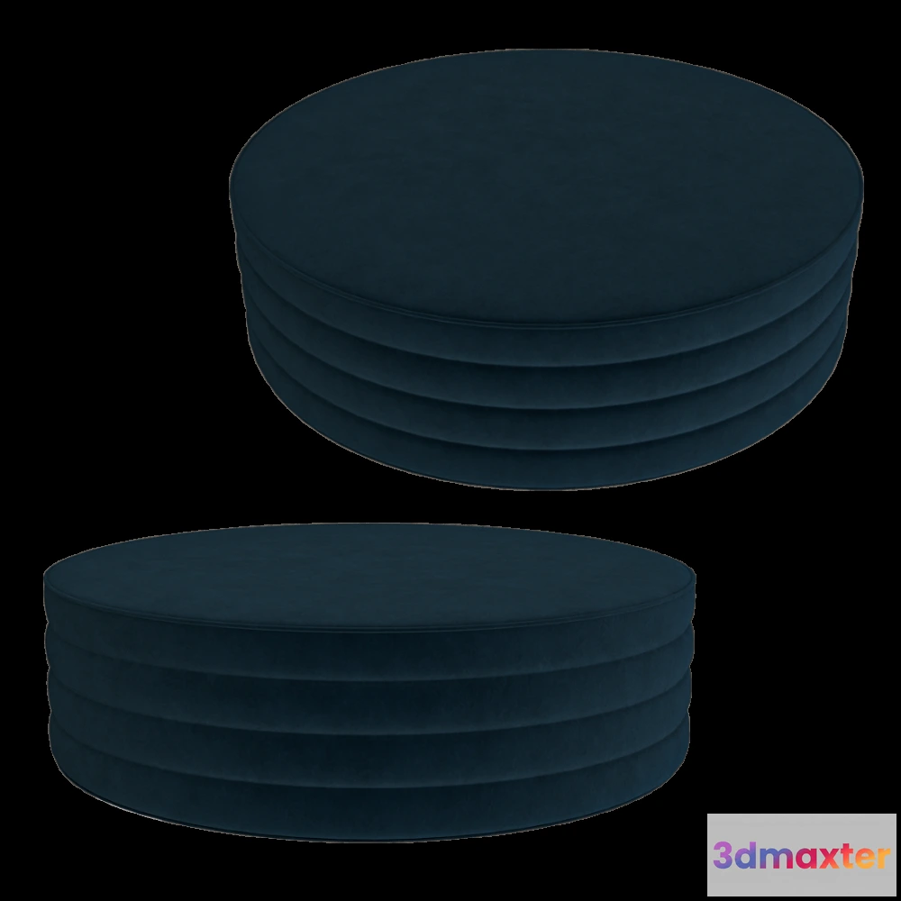 1626160 - CasaDesús - Pouf BRENT 2 3D Max