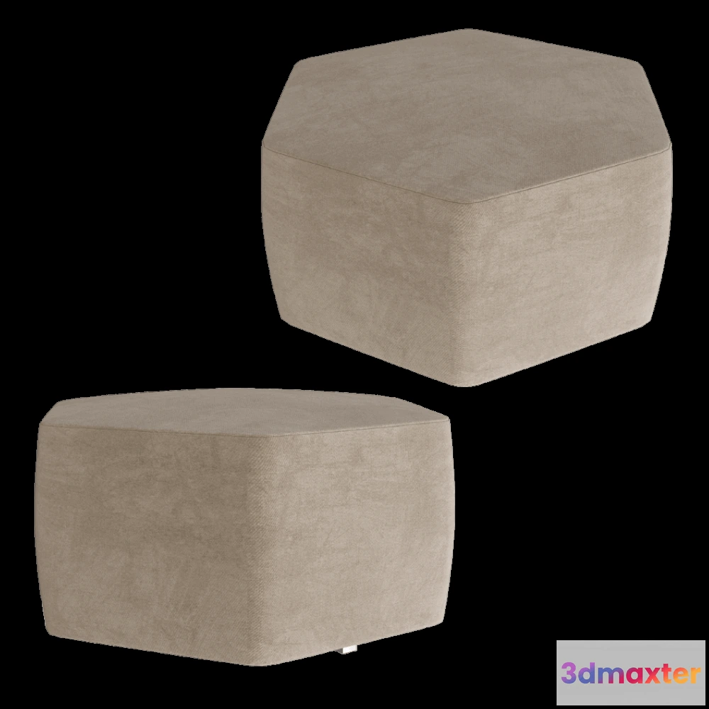 1626166 - CasaDesús - Pouf SIXTIES 3D Max