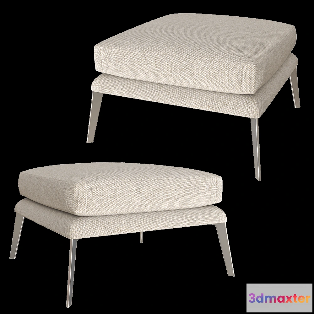 1626170 - CasaDesús - Footstool AVA 486-P 3D Max