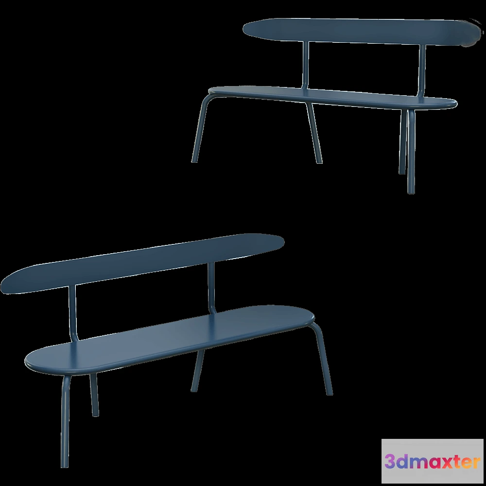 1626252 - CORE objects - Bench Spider With beckrest + 3D Max