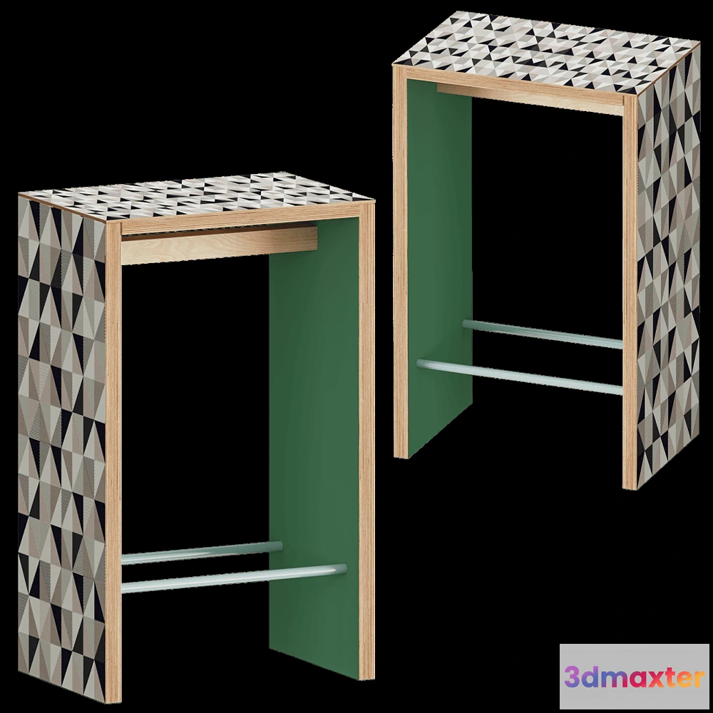 1626256 - COVO - Stool NORDICO VERACE 3D Max