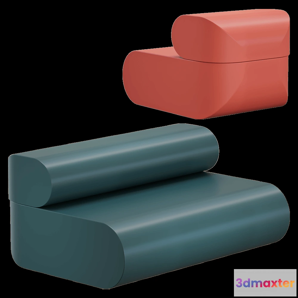 1626290 - Cridea - Soft seating B-Side 3D Max