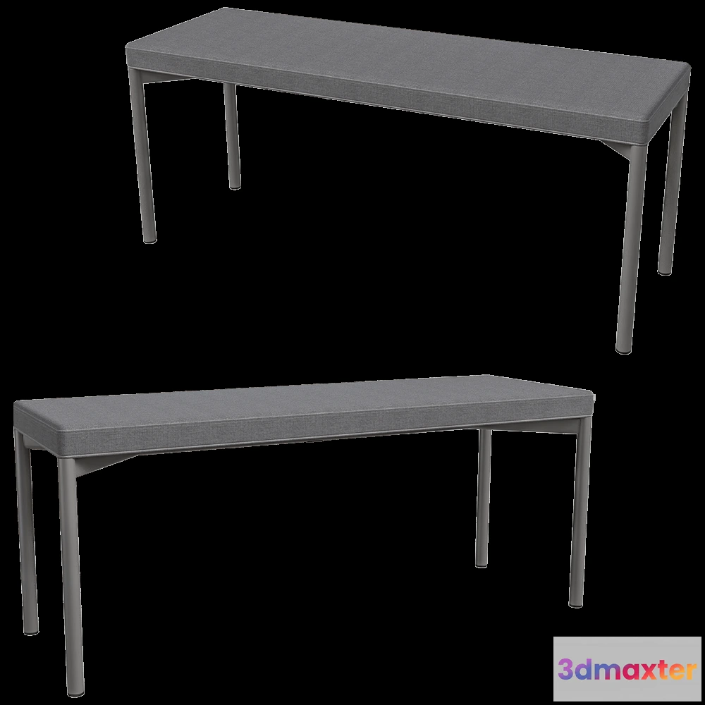 1626300 - Delo - Bench upholstered Nra 3D Max