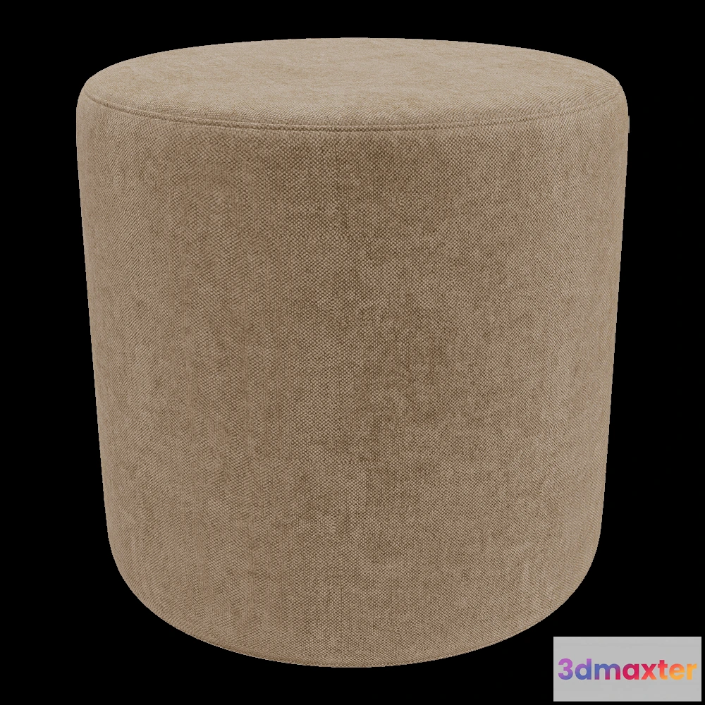 1626306 - Delo - Round pouf D45 3D Max