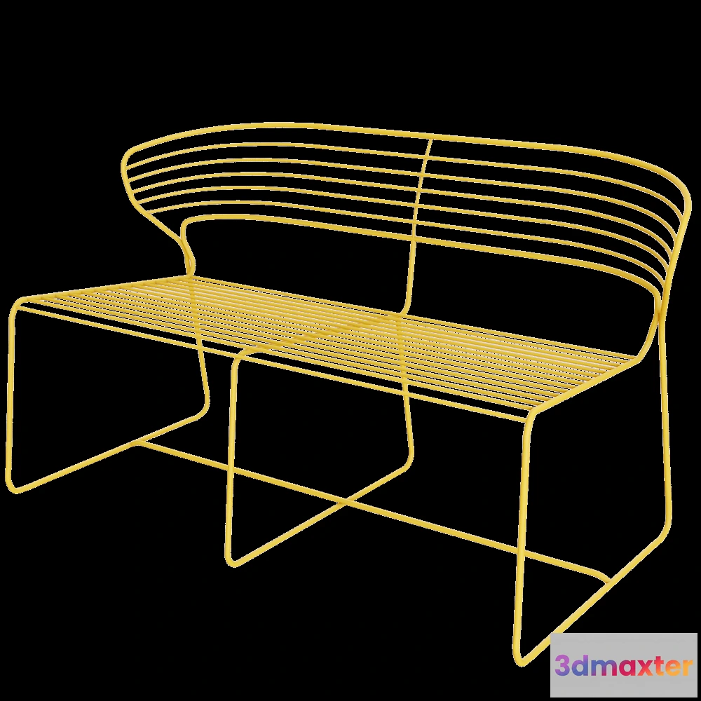 1626310 - Desalto - Bench Koki Wire 3D Max