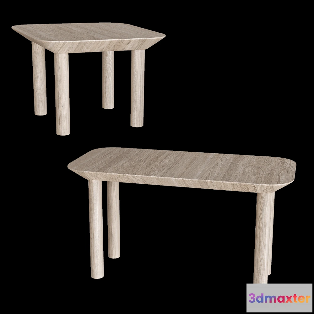 1626318 - DIZA Collective  - Bench and stool ToTo 3D Max