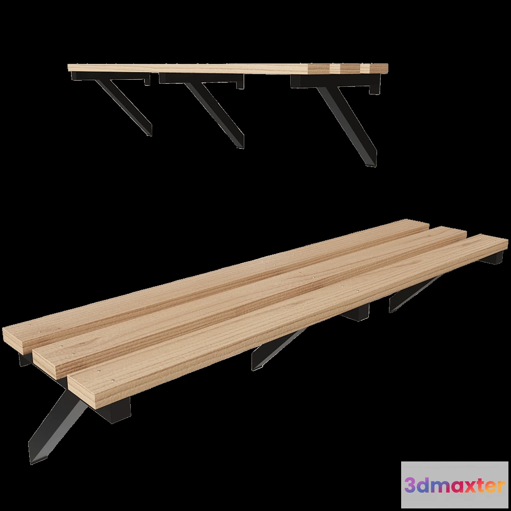1626352 - Essem Design  - Bench 67 3D Max