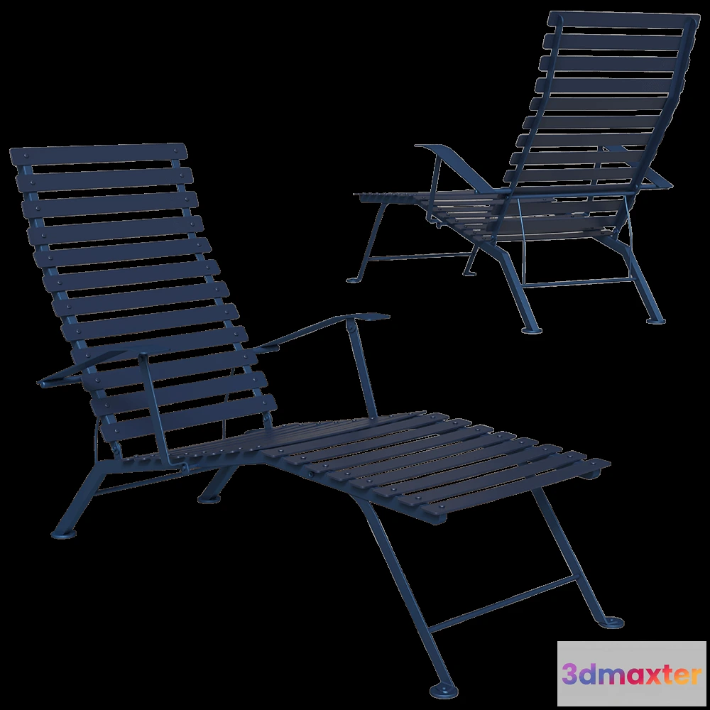 1626380 - Fermob - Chaise longue Bistro 3D Max
