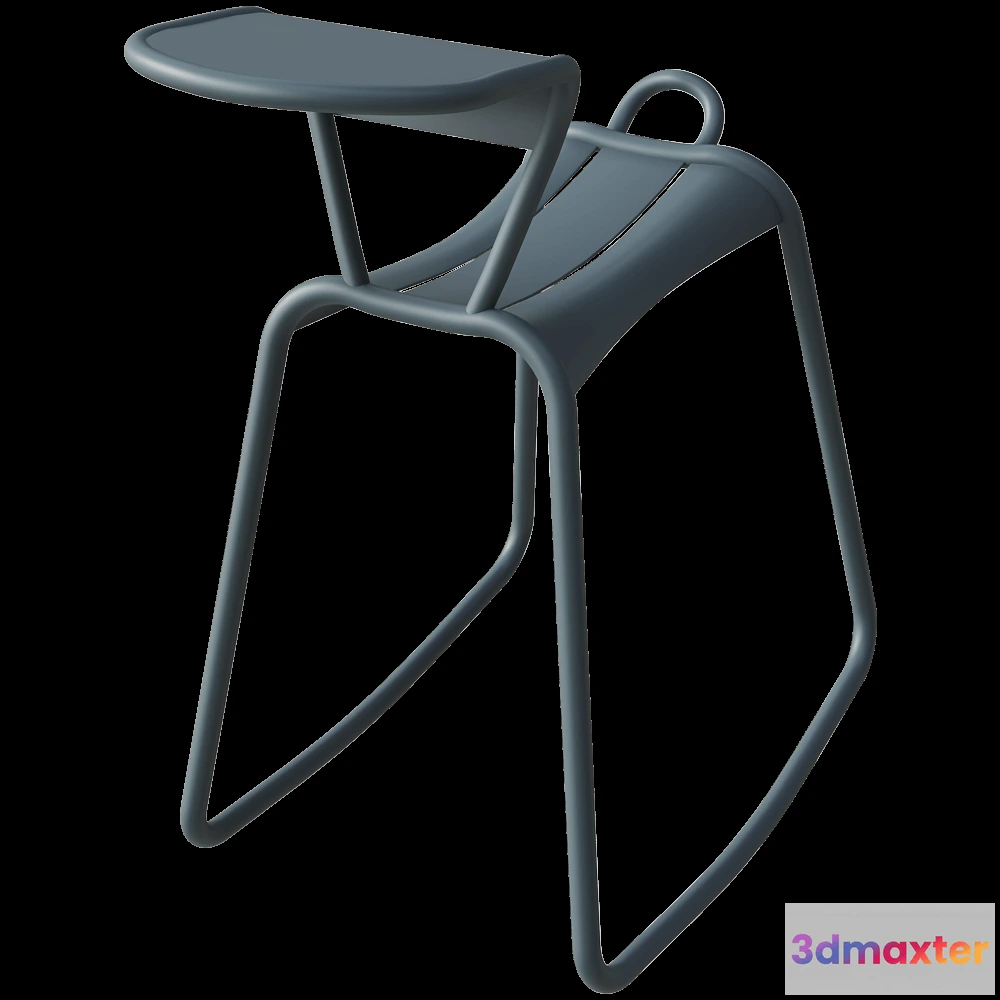 1626388 - Fermob - Rocking stool occasional table Adadesk 3D Max