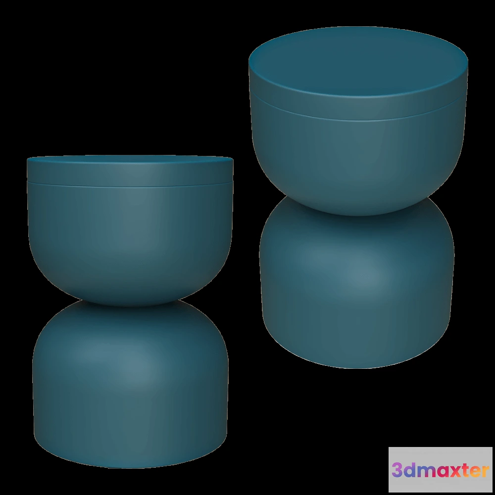 1626392 - Fermob - Pouf Piapolo 3D Max