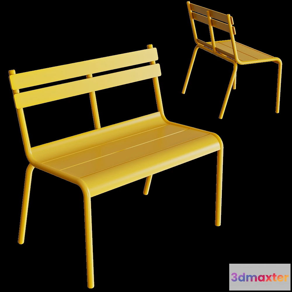 1626402 - Fermob - Bench Luxembourg Kid 3D Max