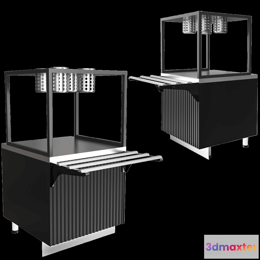 1626406 - FINIST - Rack for cutlery and trays 3D Max