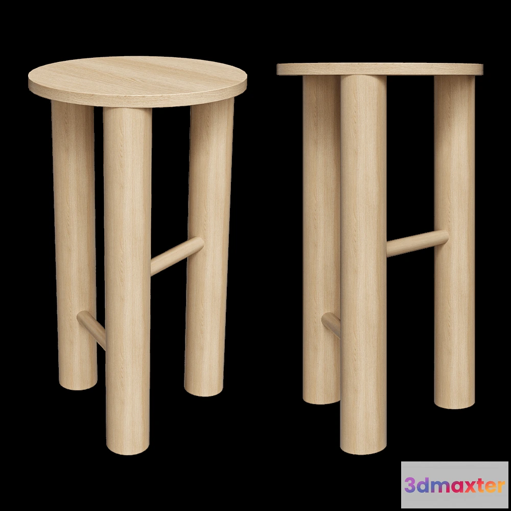 1626414 - Found - Stool LAD 24 3D Max