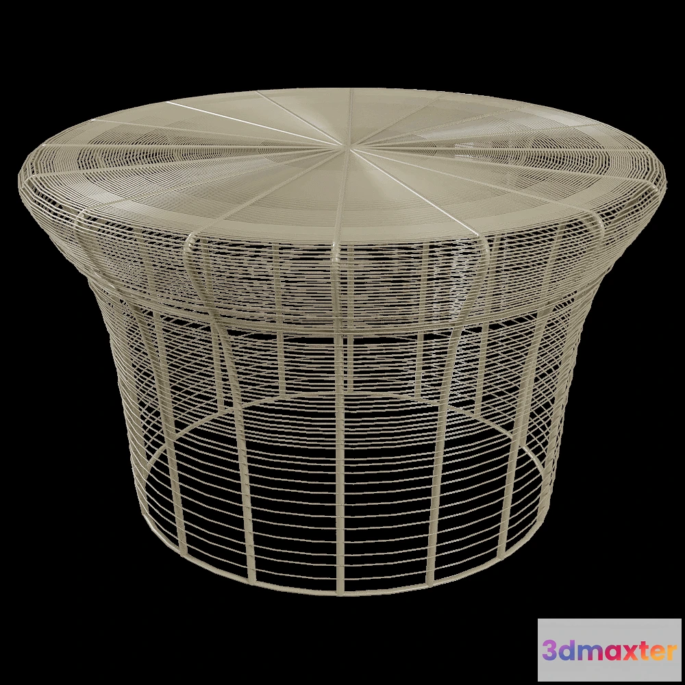 1626438 - Gan Rugs  - Low stool Aram 3D Max