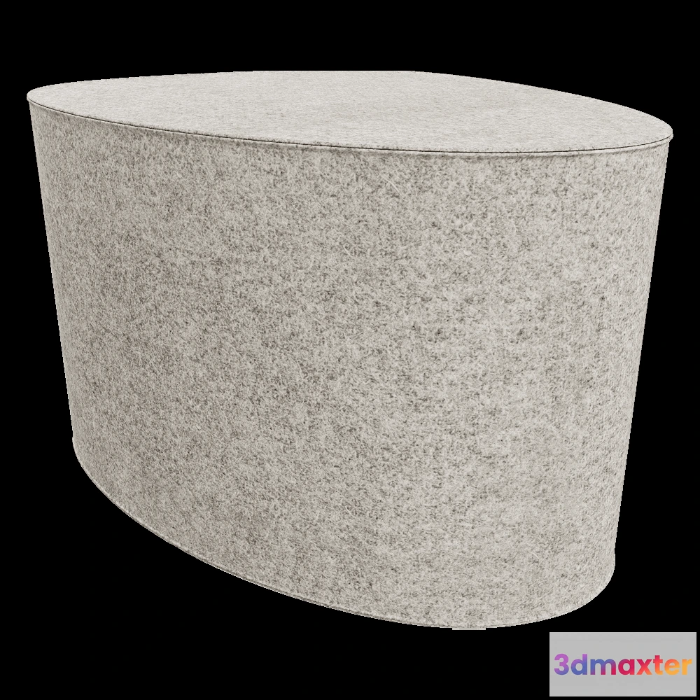 1626518 - HEY-SIGN - Pouf Seating Stone S 3D Max