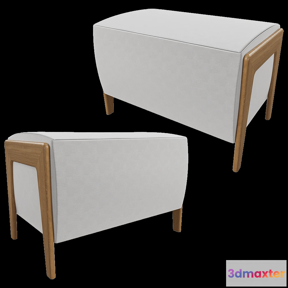 1626530 - Inno - Pouf Box Wood 1WR 3D Max