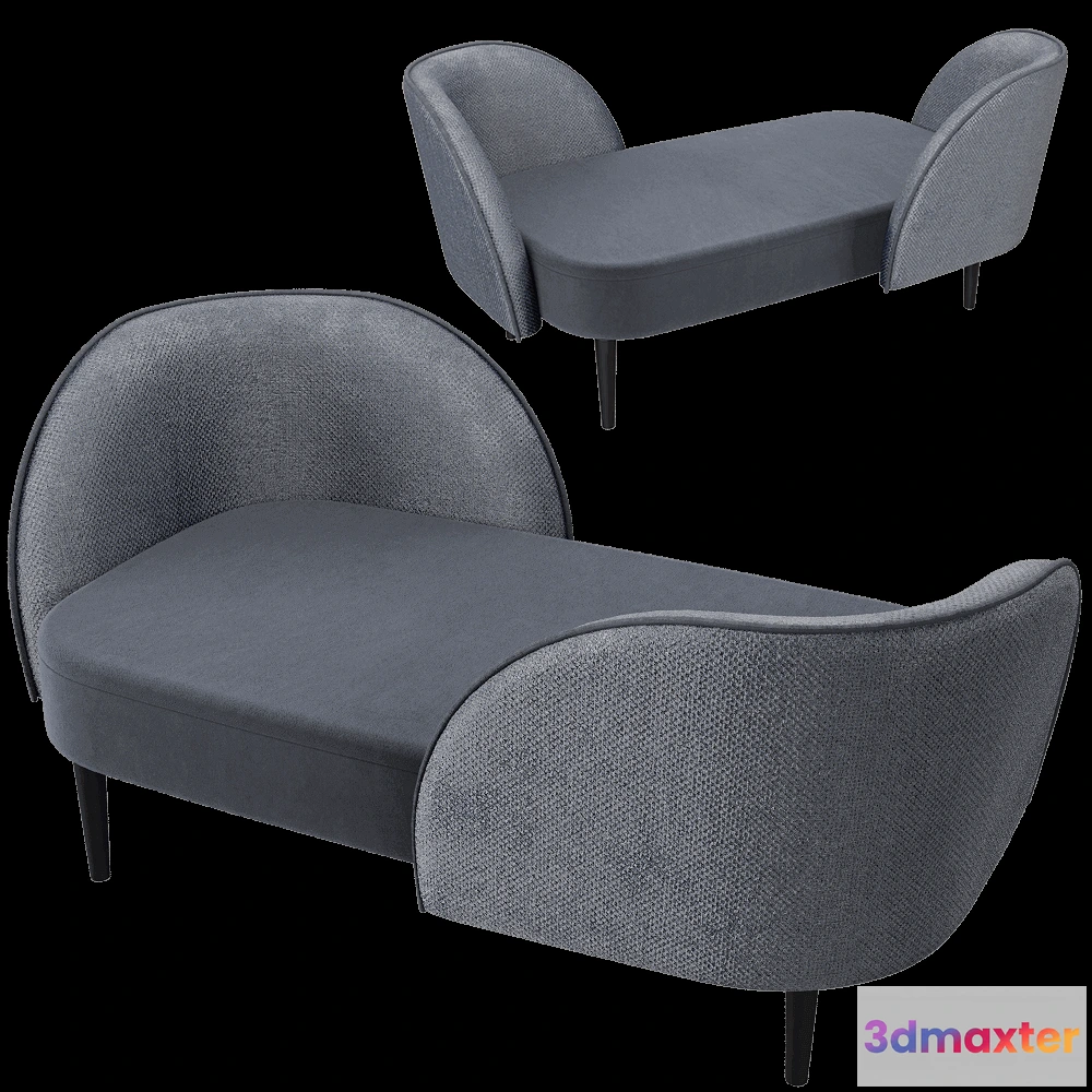 1626548 - Innova  - Chaise lounge Adam VIS A VIS 3D Max