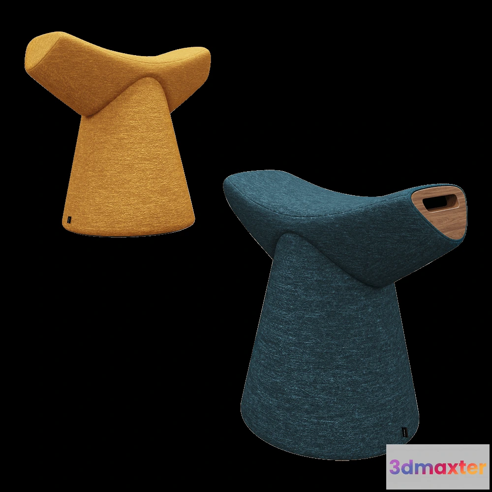 1626596 - La Manufacture - Stool Gardian 3D Max