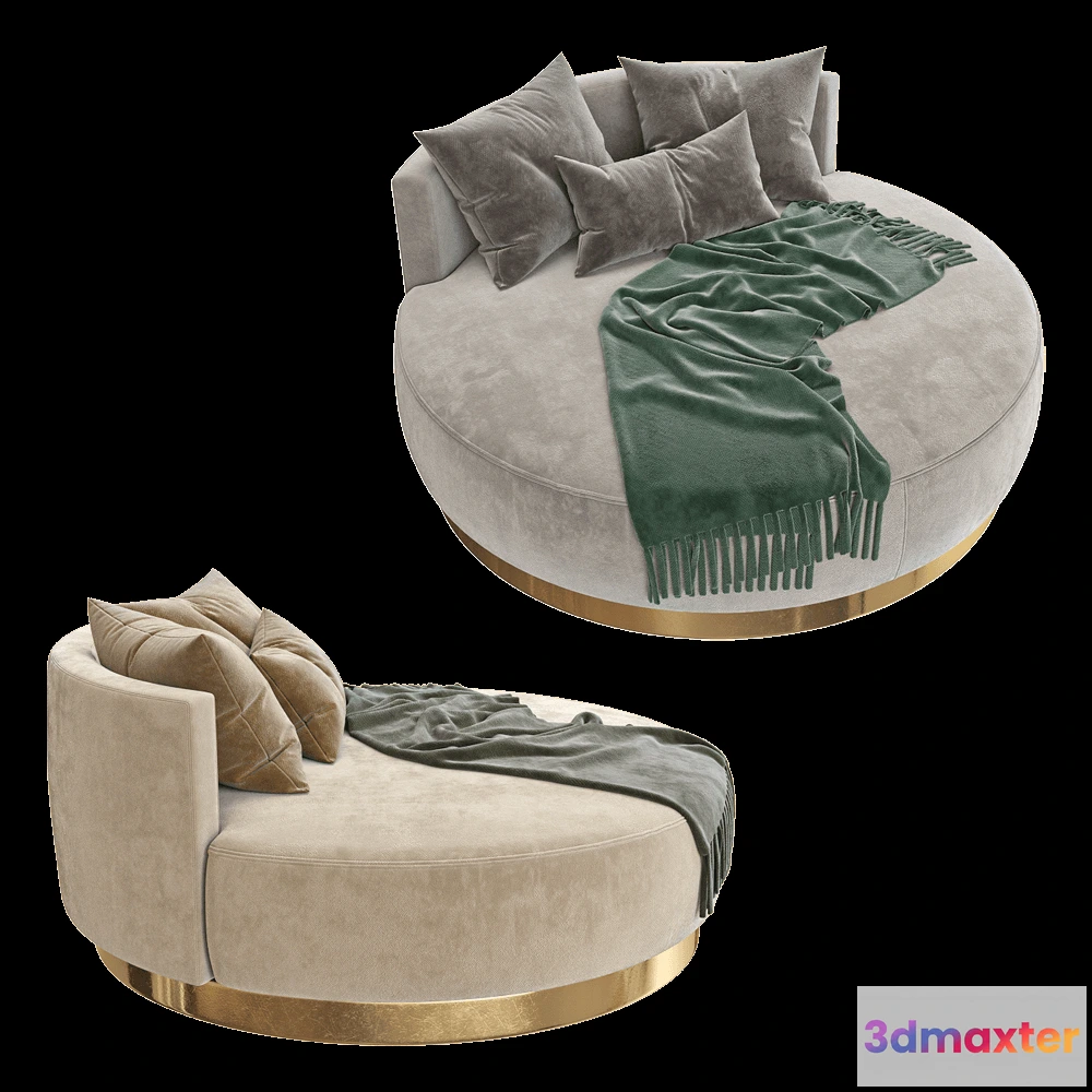 1626606 - Laskasas - Chaise lounge Scarlet 3D Max